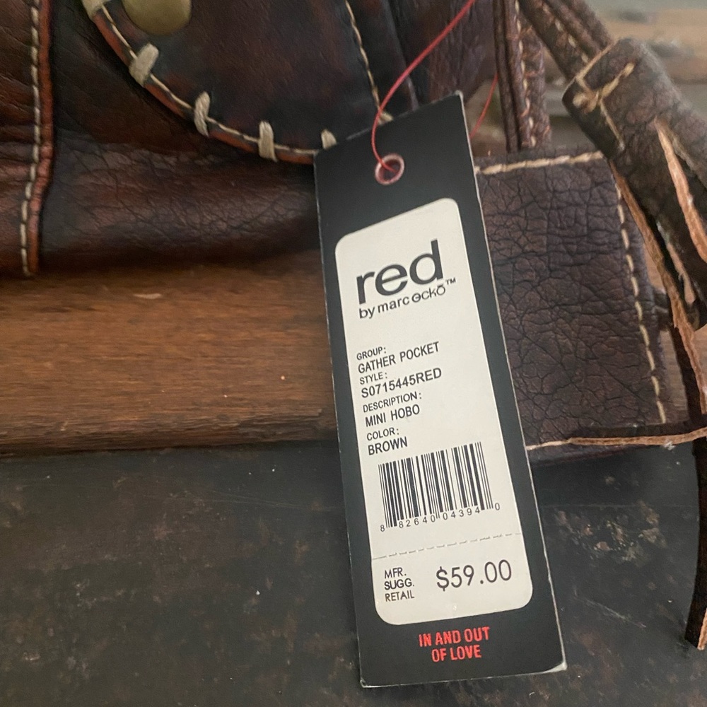 Red by marc ecko mini hobo purse~ - Picture 3 of 8